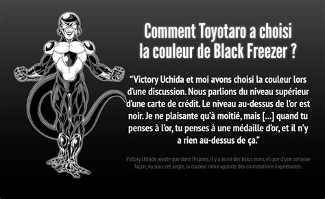 Dragon Ball Super on Twitter: "Comment Toyotaro a choisi la couleur de Black Freezer ? [+ Infos ...