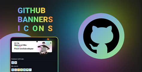 GITHUB PROFILE ICONS AND BANNERS V1.2 [FREE] | Figma