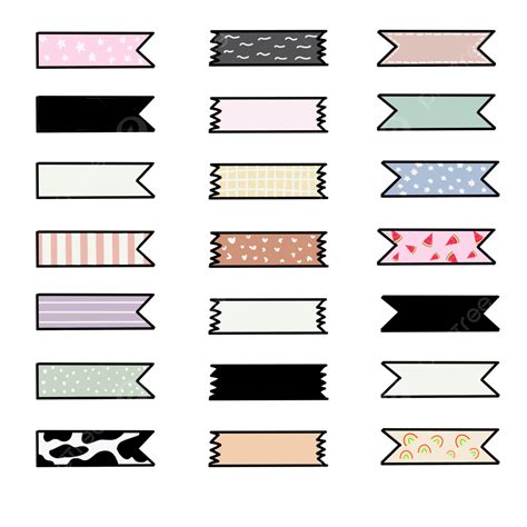 Digital Tape Sticker, Tape Clipart, Sticker Clipart, Digital Clipart ...