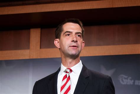 Republican Sen. Tom Cotton attempts to defend his remarks calling slavery a "necessary evil ...