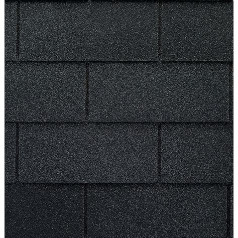 GAF ROYAL SOVEREIGN 33.33-sq ft Charcoal 3-Tab Roof Shingles in the Roof Shingles department at ...