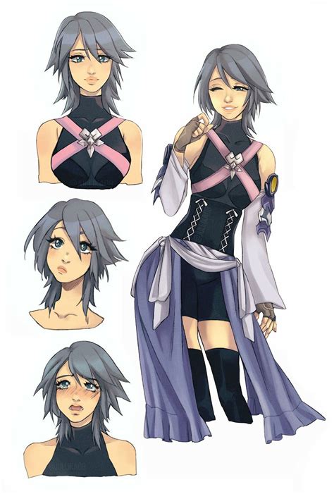 an anime character with gray hair and black clothes, in different poses on white background