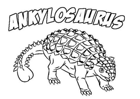 Pin on Ankylosaurus Coloring Pages