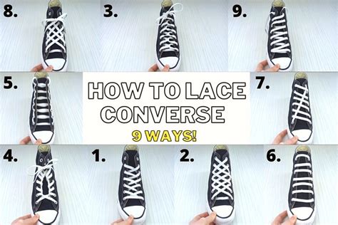 How to Lace Converse No Tie? - Shoe Effect