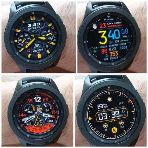 Just wanted to share 4 of my favorites watchfaces on my new galaxy watch (2 analoge, 2 digital ...