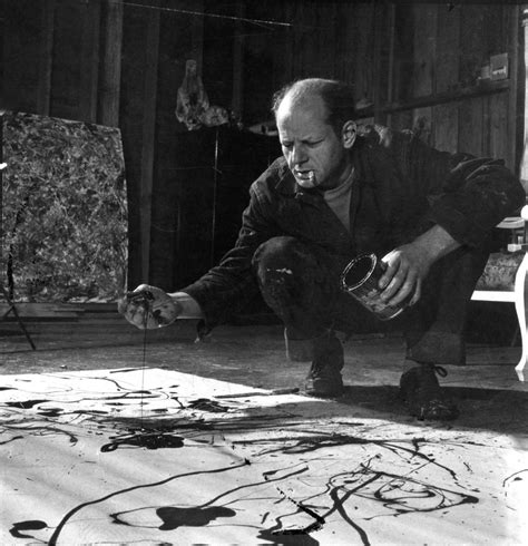 Jackson Pollock: Rare Early Photos of the Action Painter at Work