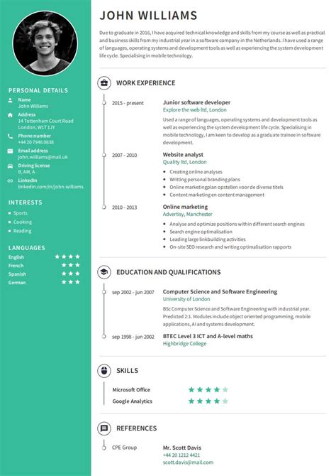 CV templates & examples to professionally format your CV
