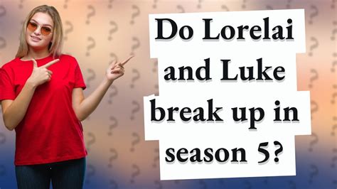 Do Lorelai and Luke break up in season 5? - YouTube