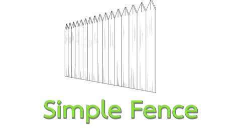 How To Draw A Fence In 2 Point Perspective