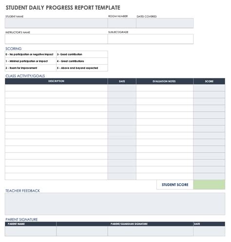 Free Daily Report Template - Printable Templates