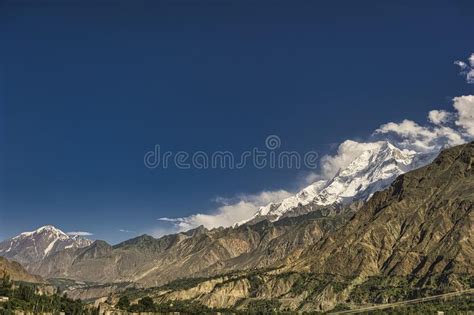 Rakaposhi Peak 7788m Nun`s Head and Hunza Valley, Gilgit Northern ...