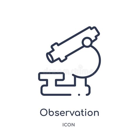 Observation Icon Vector from Human Mind Collection. Thin Line Observation Outline Icon Vector ...