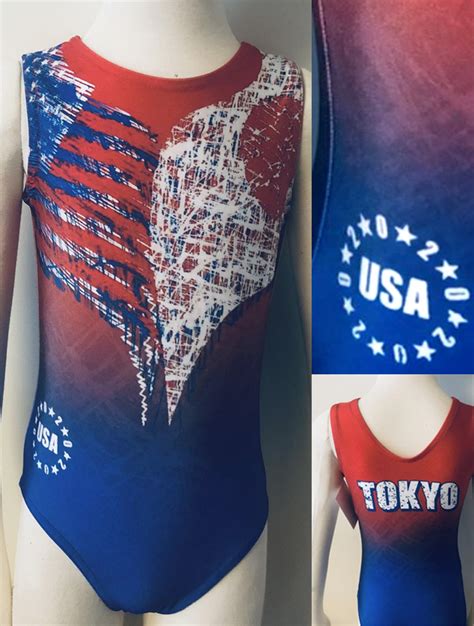 SML100-01 Holotek Japan 2020 Tokyo Gymnastics Leotard GK Elite ...