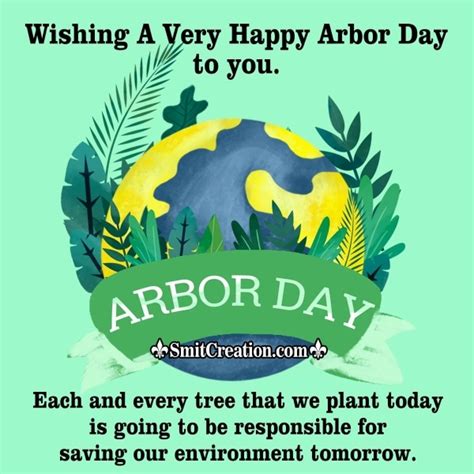 Wishing A Very Happy Arbor Day - SmitCreation.com