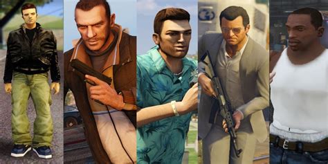 Artist Recreates Grand Theft Auto Protagonists in HD | Game Rant