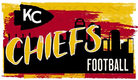 CHIEFS Arrowhead Football Kansas City Skyline DIGITAL - Etsy