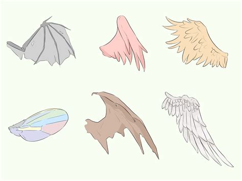 How to Draw Anime Wings: 10 Steps (with Pictures) - wikiHow