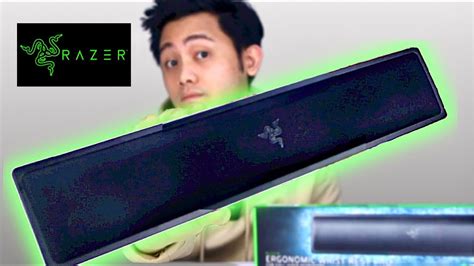 The Razer Ergonomic Wrist Rest Pro | Unboxing and Review | Does it fit on the Razer Huntsman ...