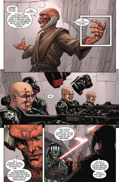 The new Jedi seems to know much about history. From Darth Vader #16 : r ...