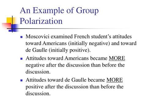 PPT - Group Polarization PowerPoint Presentation - ID:363248