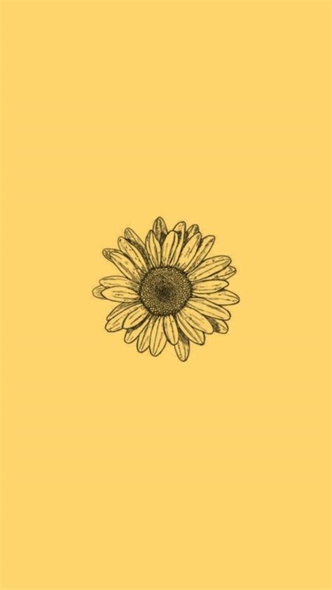 Yellow Aesthetic Flowers Wallpapers - Wallpaper Cave