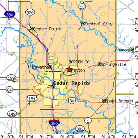 Marion, Iowa (IA) ~ population data, races, housing & economy