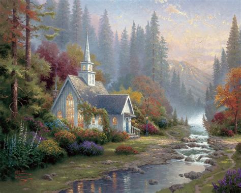 The Forest Chapel – Thomas Kinkade Studios