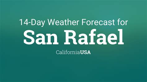 San Rafael, California, USA 14 day weather forecast