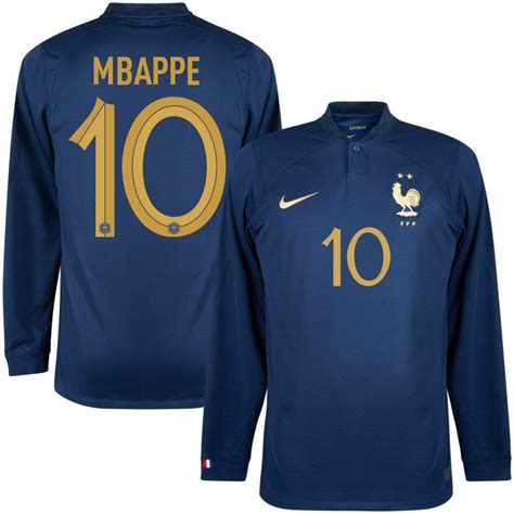 MAILLOT FRANCE DOMICILE COUPE DU MONDE 2022 MBAPPE M-L