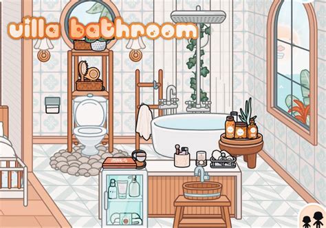 Toca Boca Life World Villa Summer Bathroom | Baby room themes, Room ideas aesthetic, Cute room ideas