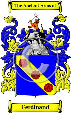 Ferdinand Name Meaning, Family History, Family Crest & Coats of Arms