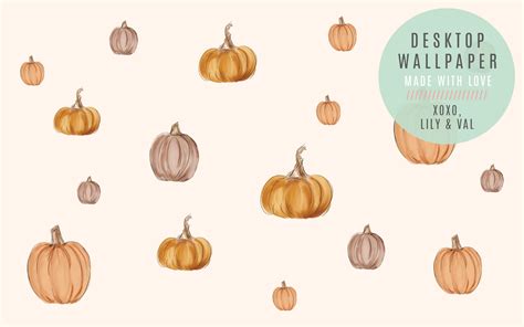 September's "Pumpkin" FREE Desktop Download - Lily & Val Living