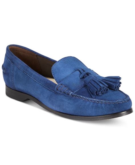 Lyst - Cole Haan Women's Pinch Grand Tassel Loafers in Blue