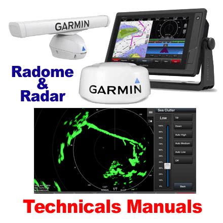 GARMIN radar & radome Technicals Manuals