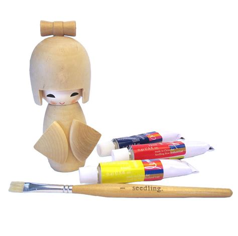 Paint Your Own Kokeshi | Kokeshi, Art toy, Painting