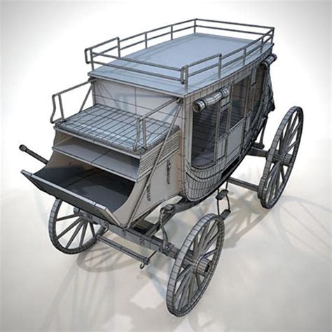 stagecoach coach 3d model - Stagecoach 02 by 3DRivers... by 3DRivers | Stagecoach, 3d model ...
