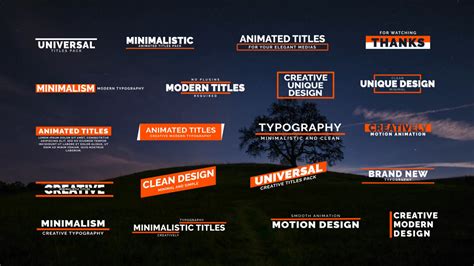 20 Creative Titles - Motion Graphics Templates | Motion Array