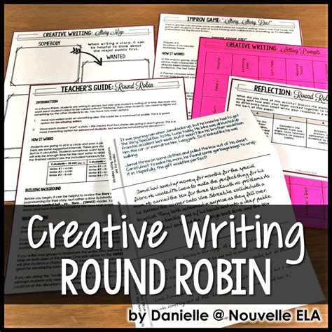 Round Robin Creative Writing Activity - Nouvelle ELA Teaching Resources