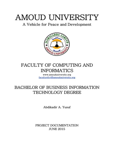 Bachelor of Business Information Technology