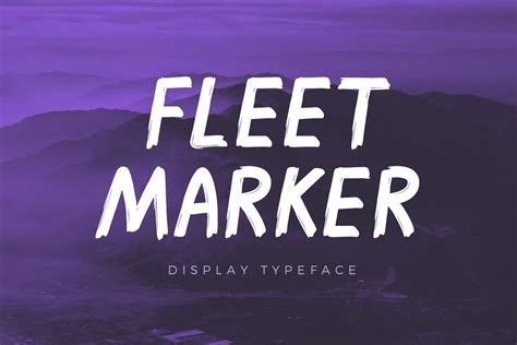 Fleet - Felt Marker Font — Medialoot