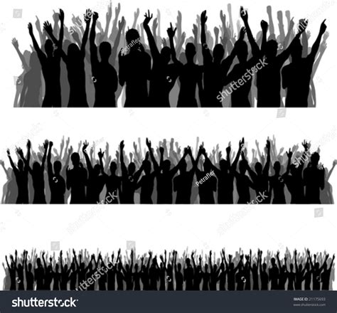 Audience Silhouettes Stock Vector 21175693 - Shutterstock