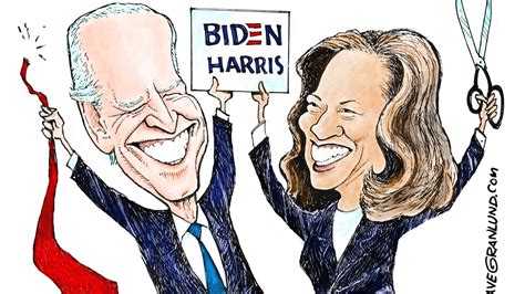 Granlund cartoon: Biden and Harris win