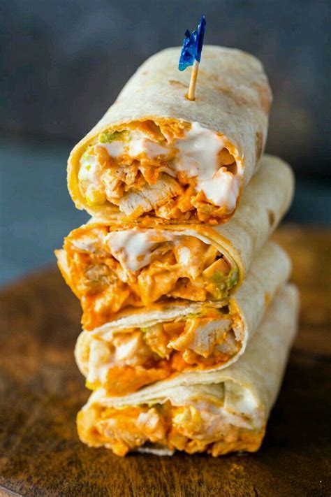 Amira | Buffalo chicken wraps, Chicken wraps, Chicken wrap recipes