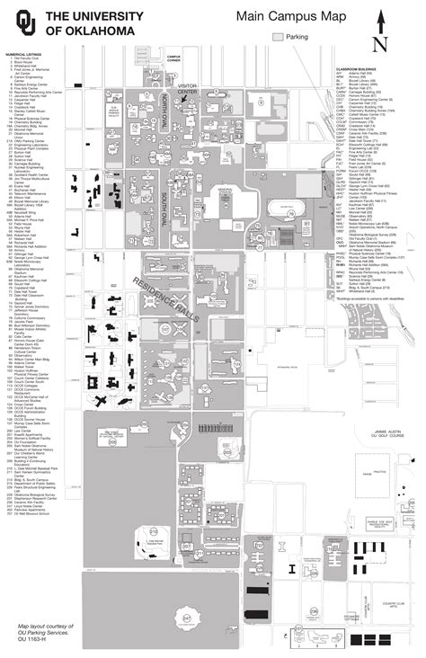 Ou Norman Campus Map - Draw A Topographic Map