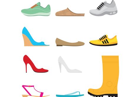 Shoes Vector Set - Download Free Vector Art, Stock Graphics & Images