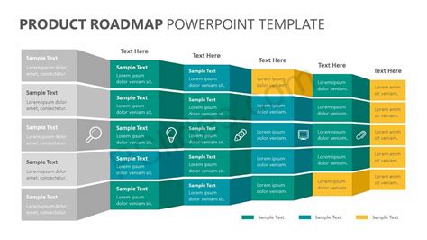 Product Roadmap PowerPoint Template | Roadmap infographic, Powerpoint, Powerpoint templates