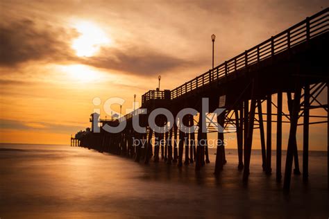 Oceanside Pier At Sunset. Stock Photo | Royalty-Free | FreeImages