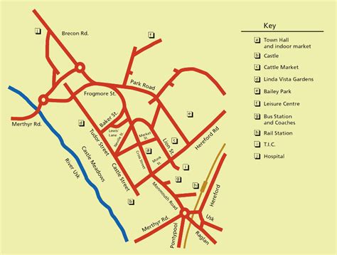 Local maps and directions | Abergavenny Tourist Guide