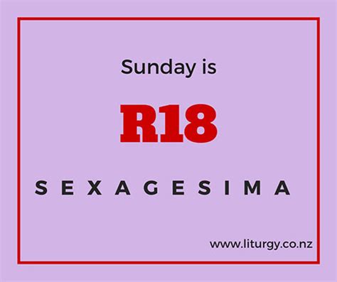 The Joy of Sexagesima | Liturgy