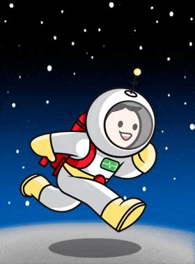 Top 172+ Astronaut cartoon gif - Tariquerahman.net